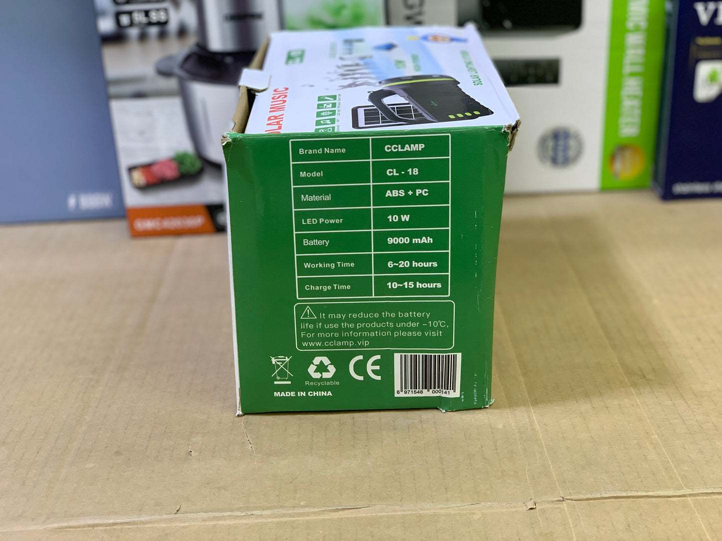 Solar lighting system with 3 Detachable light & mp3 Speaker | Model CL-13