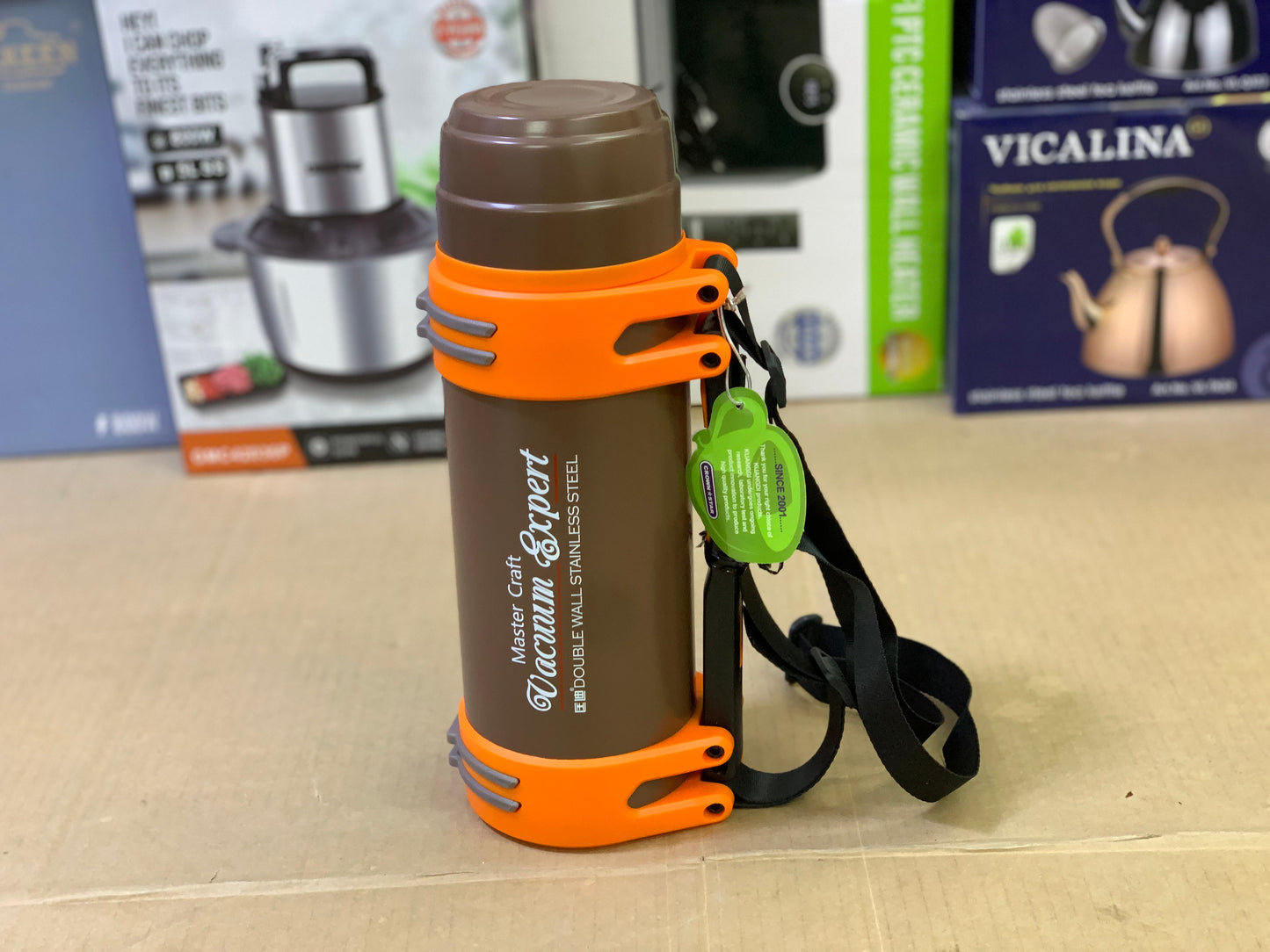 D.Kadi brand vacuum sports water Bottle 1000ml 304 Stainless Steel