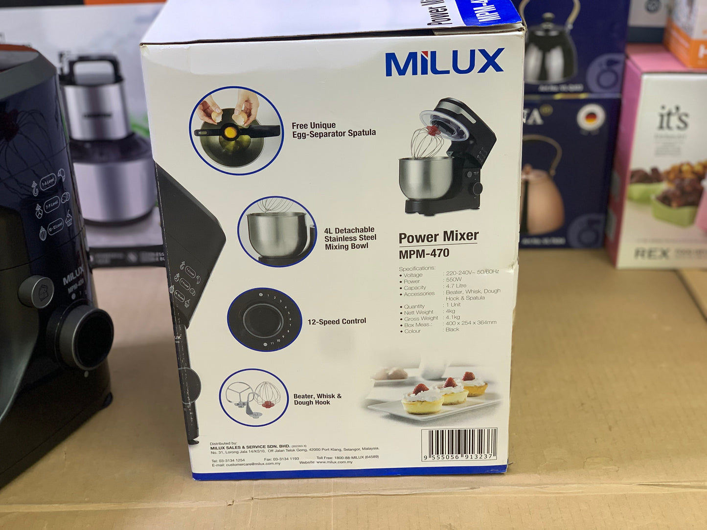 Milux brand Stand Mixer 550 watt | Atta Machine