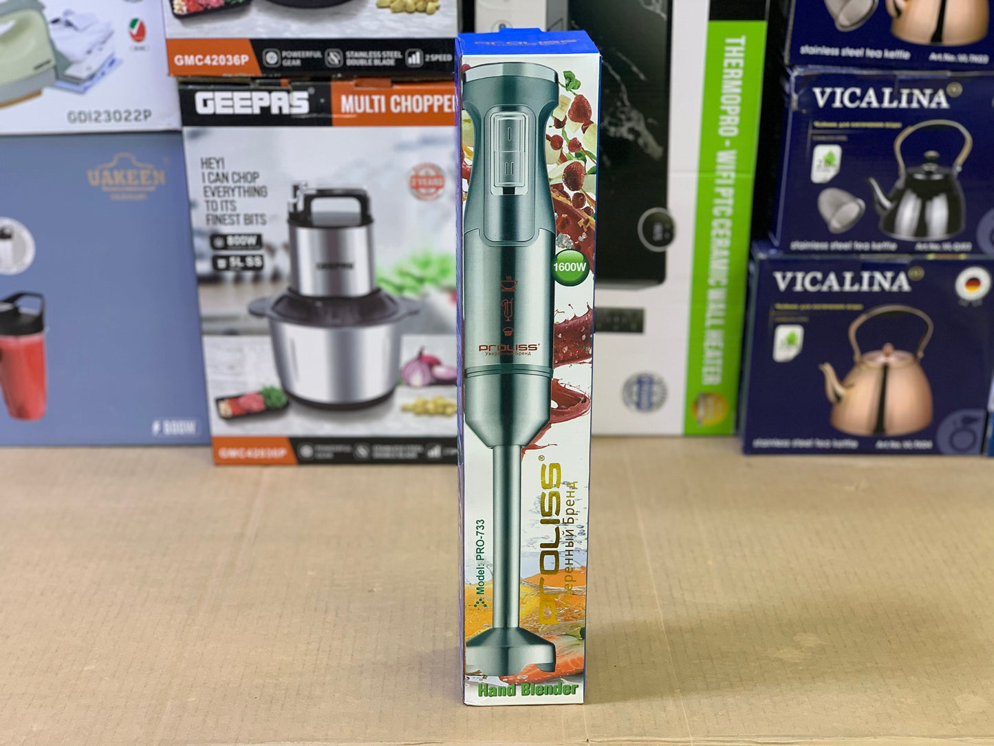 Proliss brand Hand Blender 1600 watt stainless steel blade