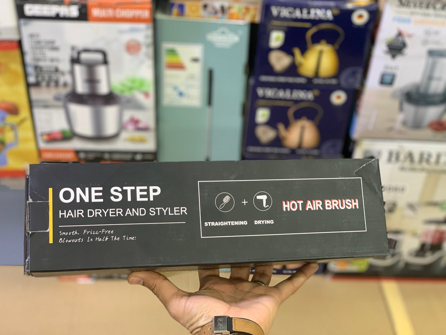 One step hair dryer and styler