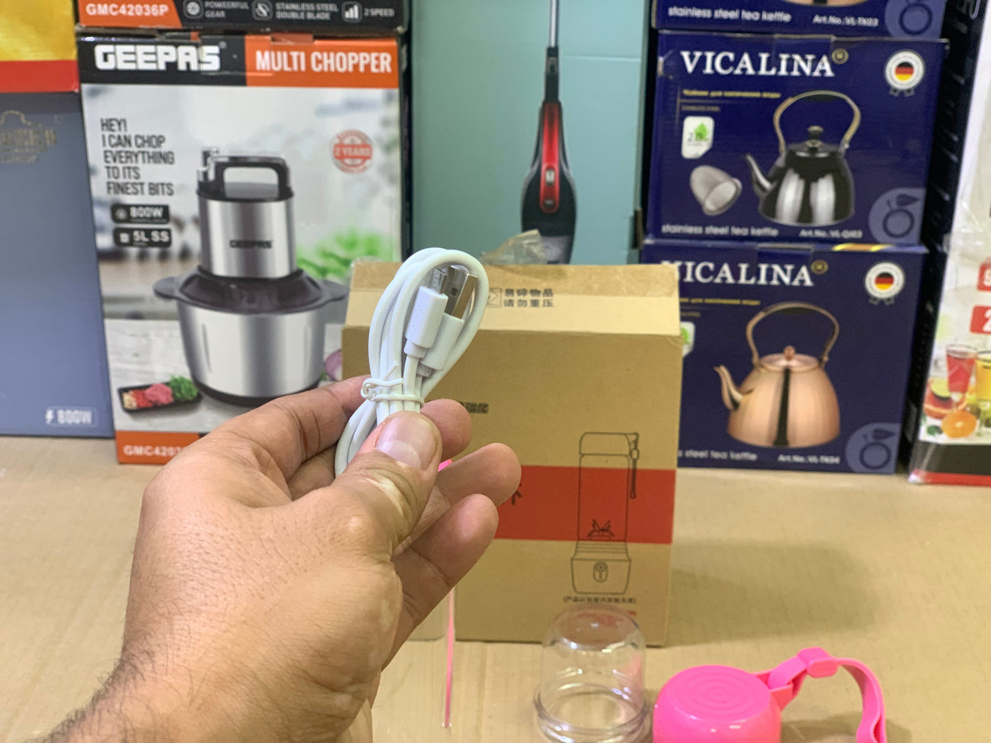 Mini Portable Blender Stainless Steel blades