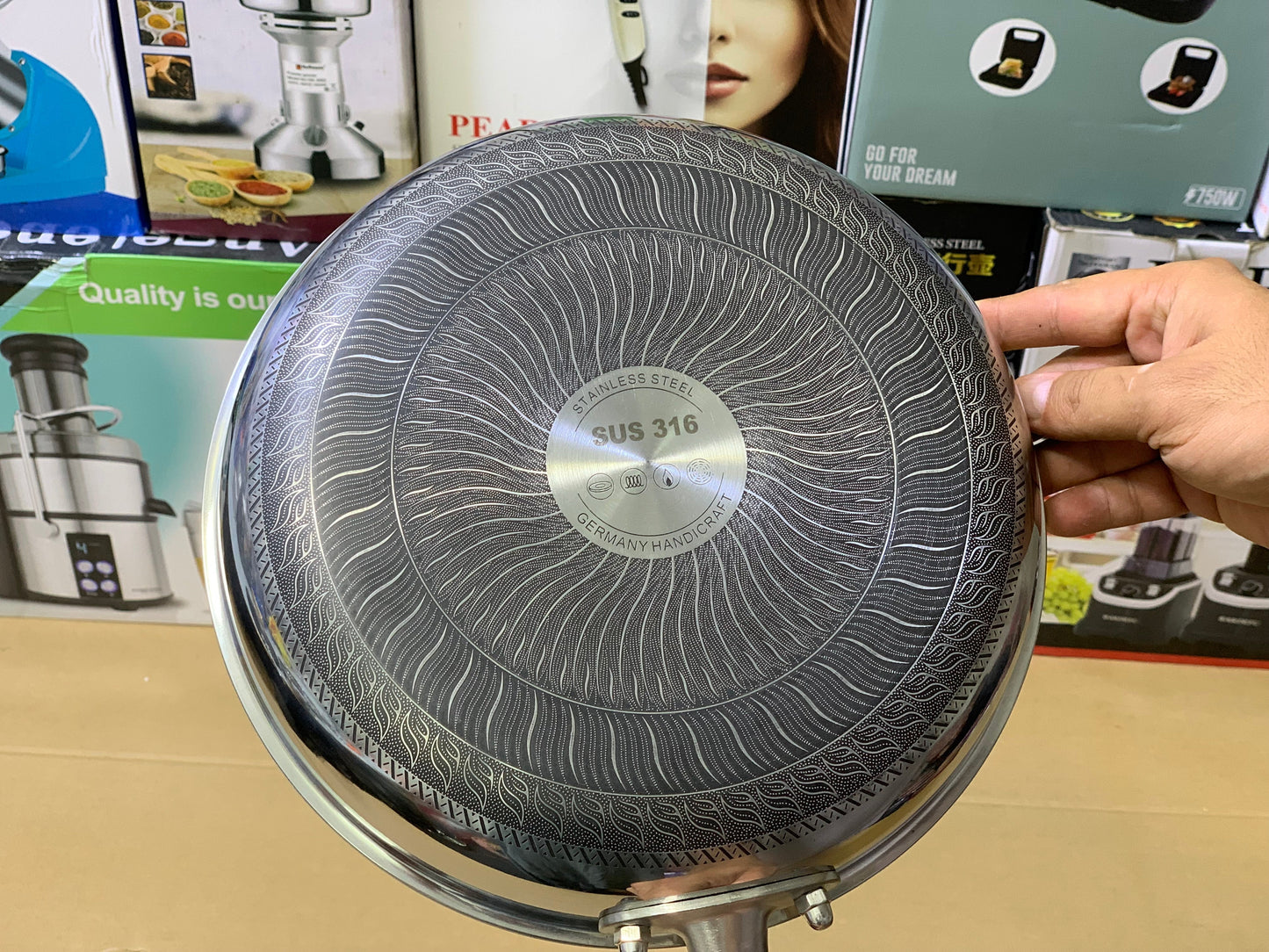 Laser Coating Honeycomb pattern without Lid