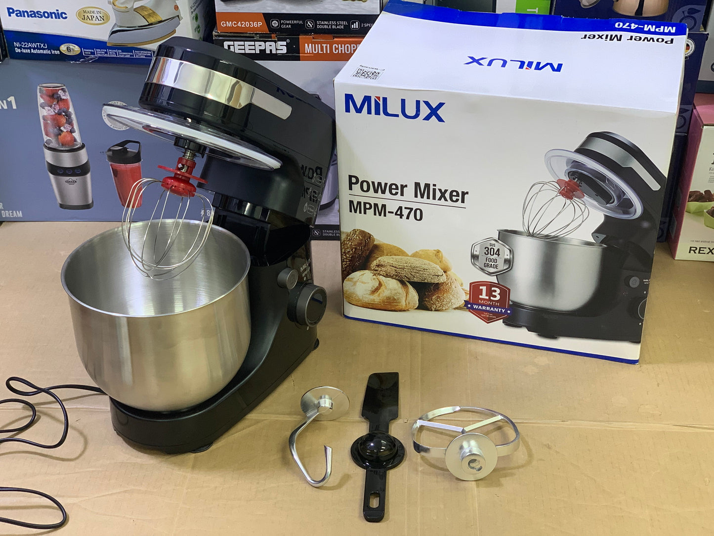 Milux brand Stand Mixer 550 watt | Atta Machine