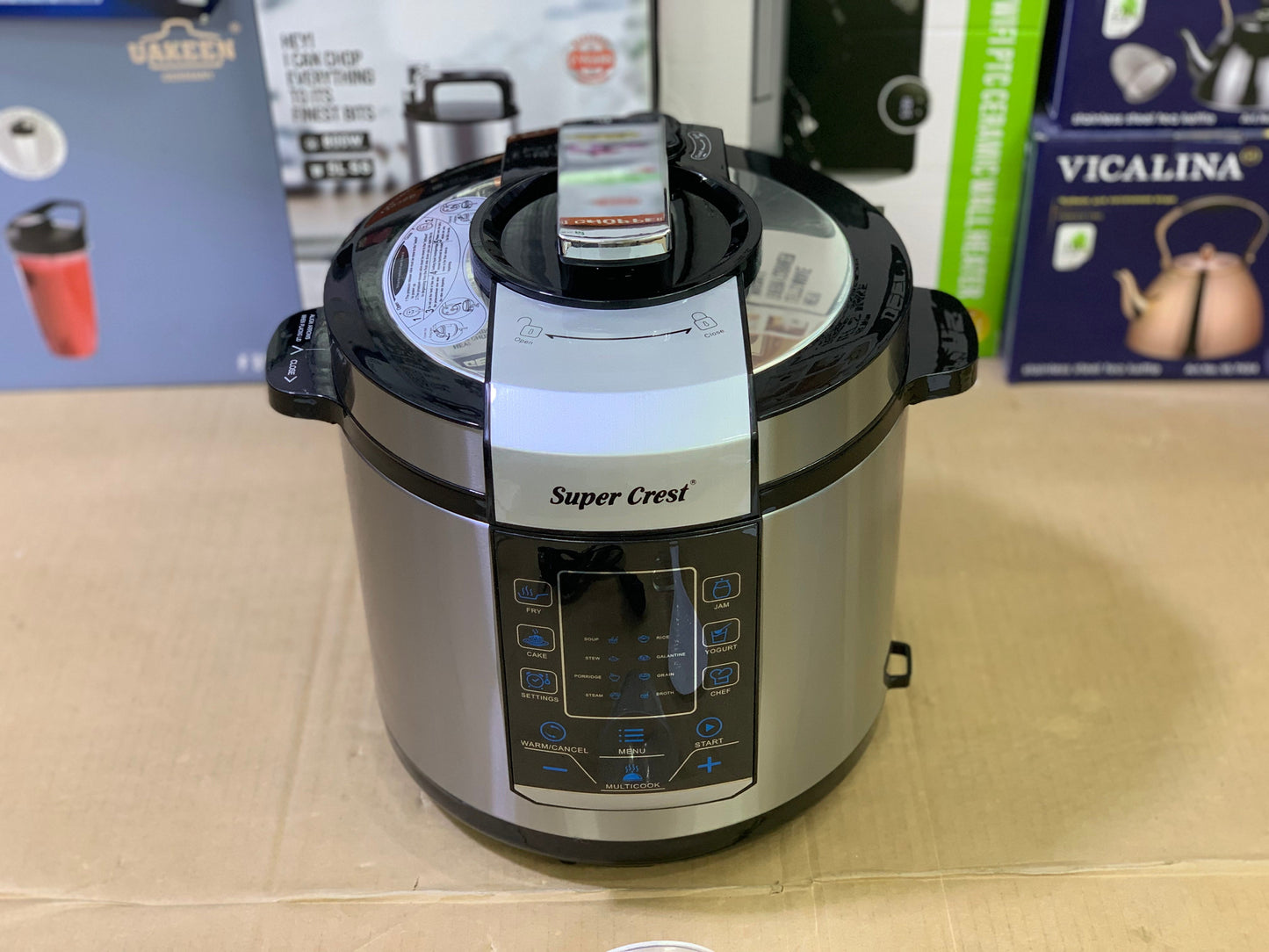Super crest electric Cooker 6L capacity and 1000 watt | Model: 3006