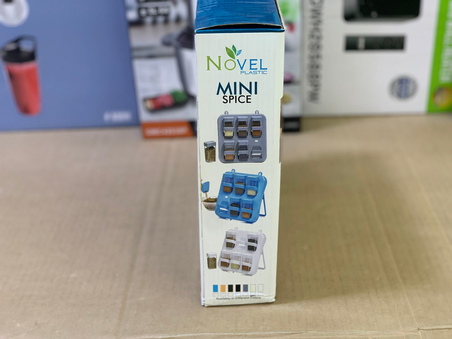 Novel Plastic Mini Spice Storage Portable For All Kind if spice