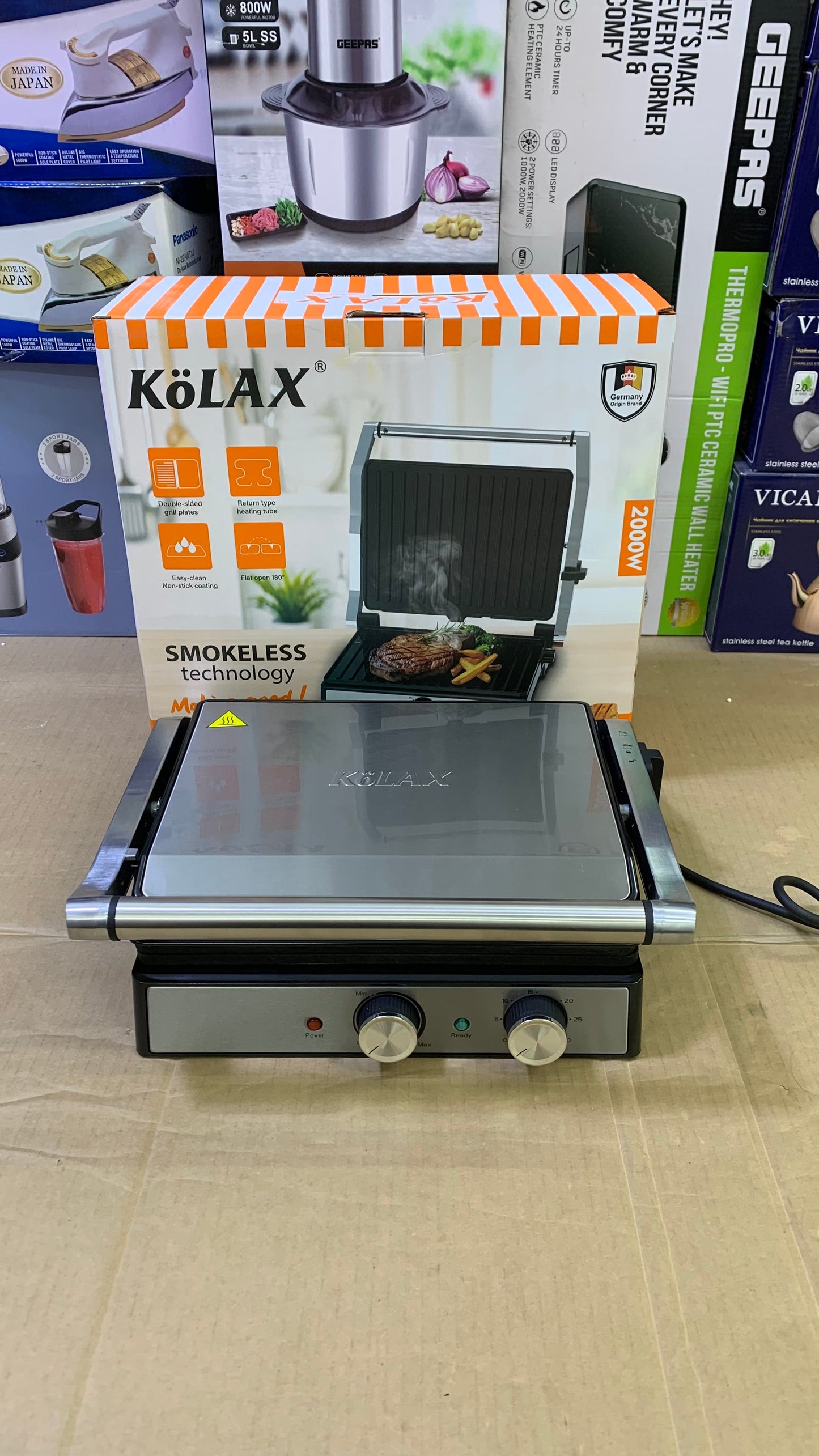 Kolax brand Grill master 2000W | Grill maker Model: 901617