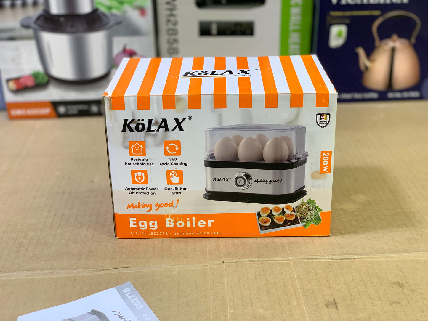 Kolax brand Egg Boiler 200 watt