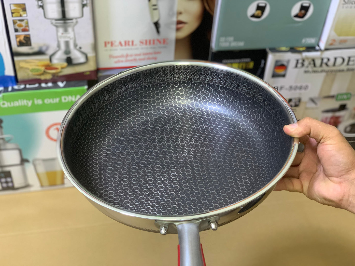 Laser Coating Honeycomb pattern without Lid