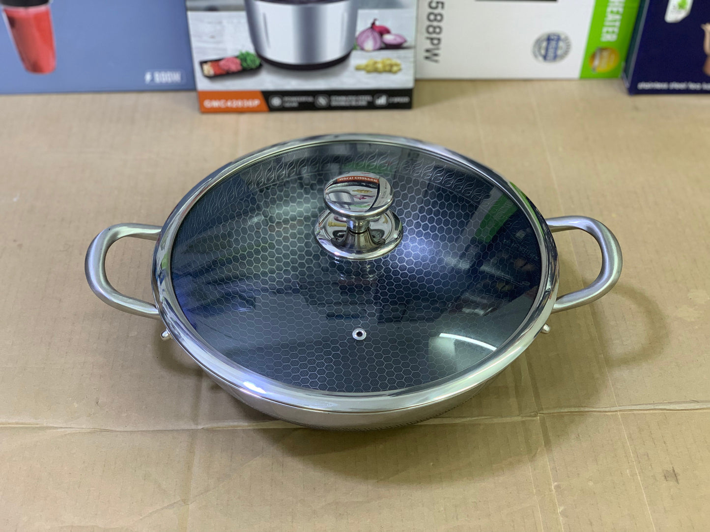 Deep Handi Type Casserole SUS 316 Pure Nonstick and stainless steel