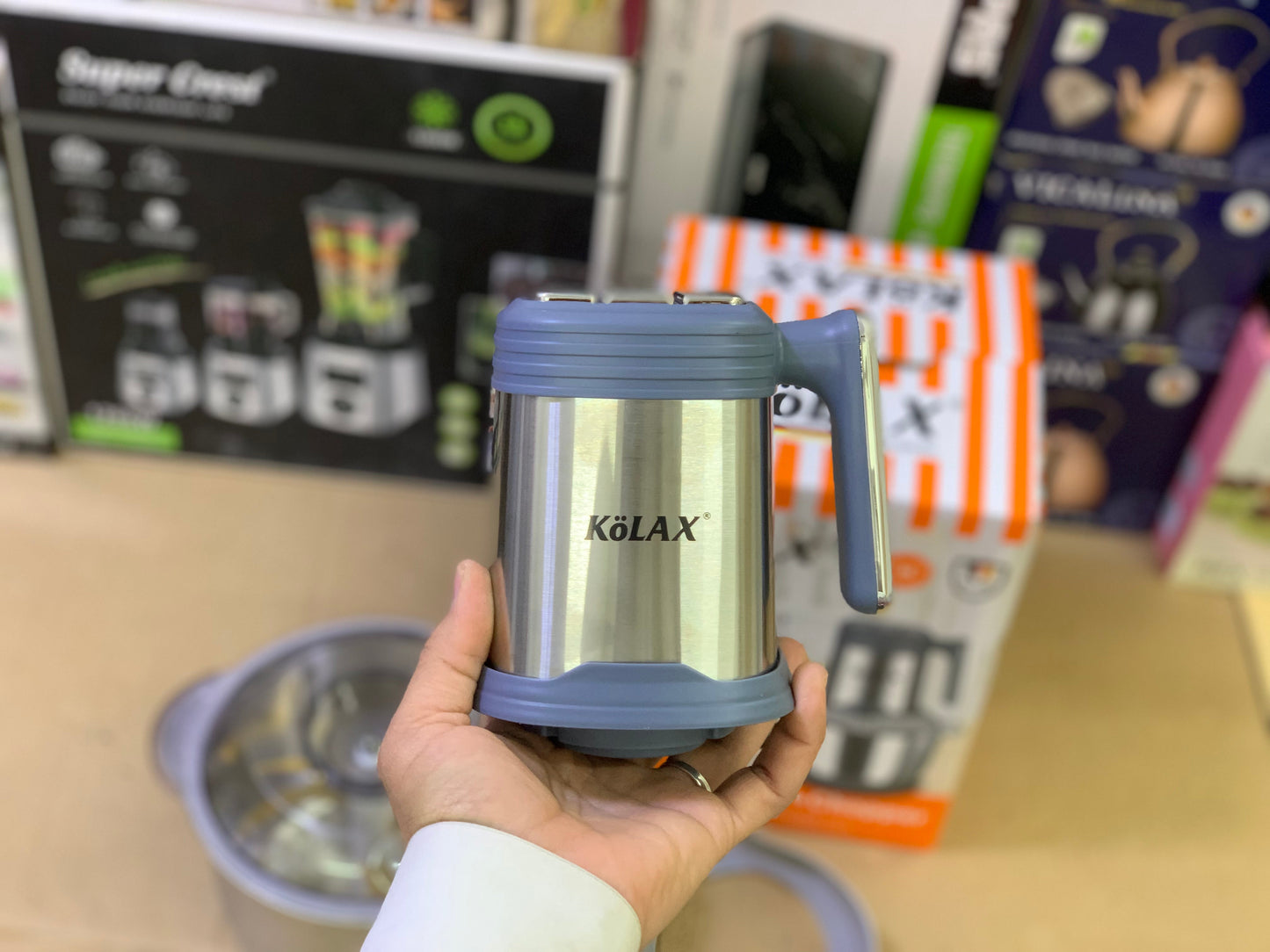 Kolax brand 5L Food chopper 1000 watt stainless steel double blades