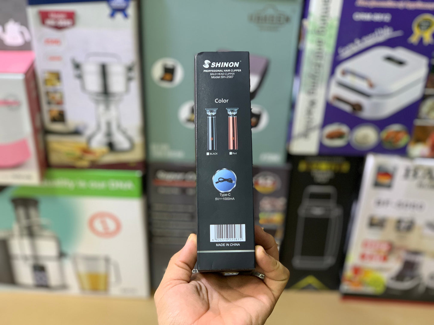 Shinon  Professional Hair and Beard Clipper with type C cable | Model SH-2587