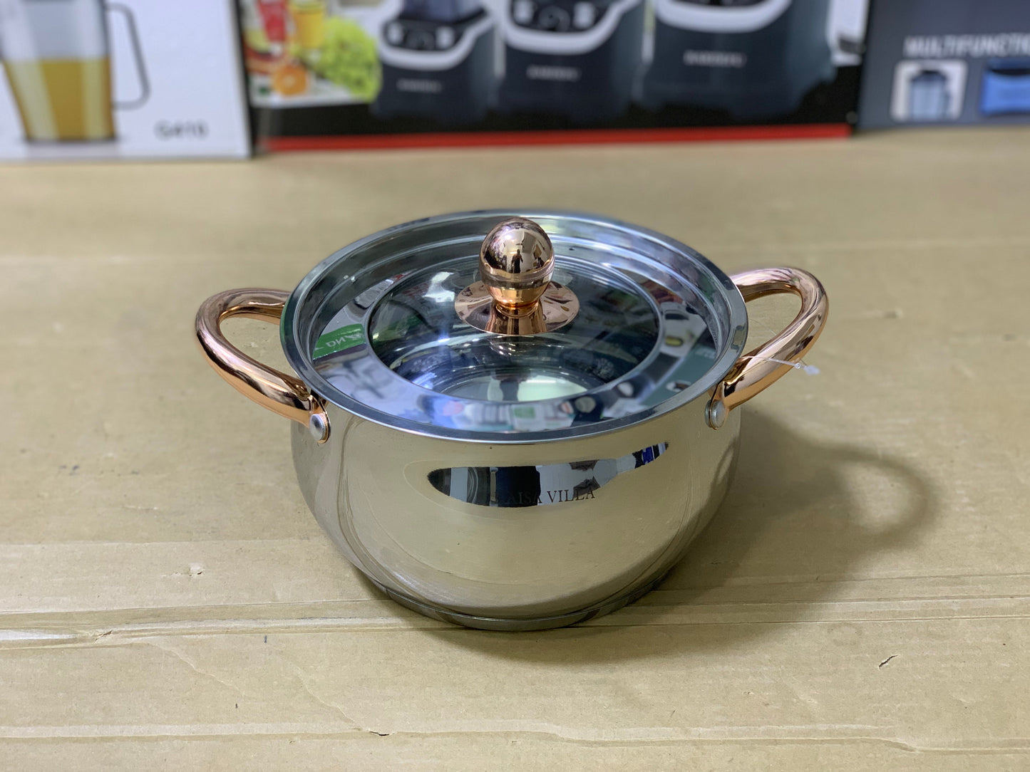 Kaisa Villa 12 Pieces Cookware set Stainless Steel