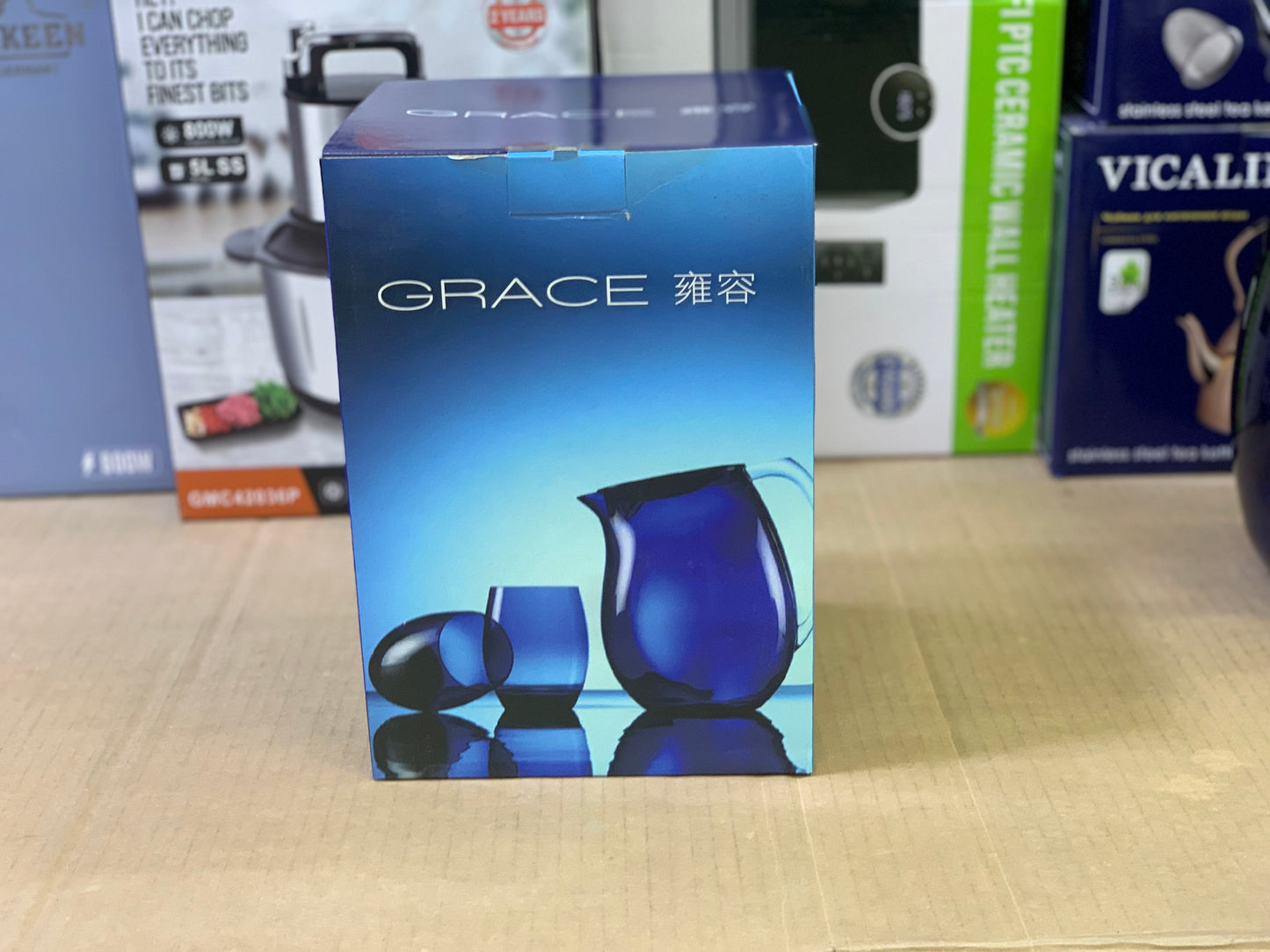 Grace brand acrylic Jug and Glasses