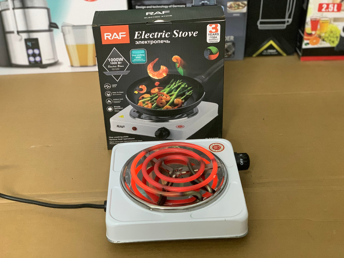 Raf Brand Portable Electric  Stove 1000 watt power consumption