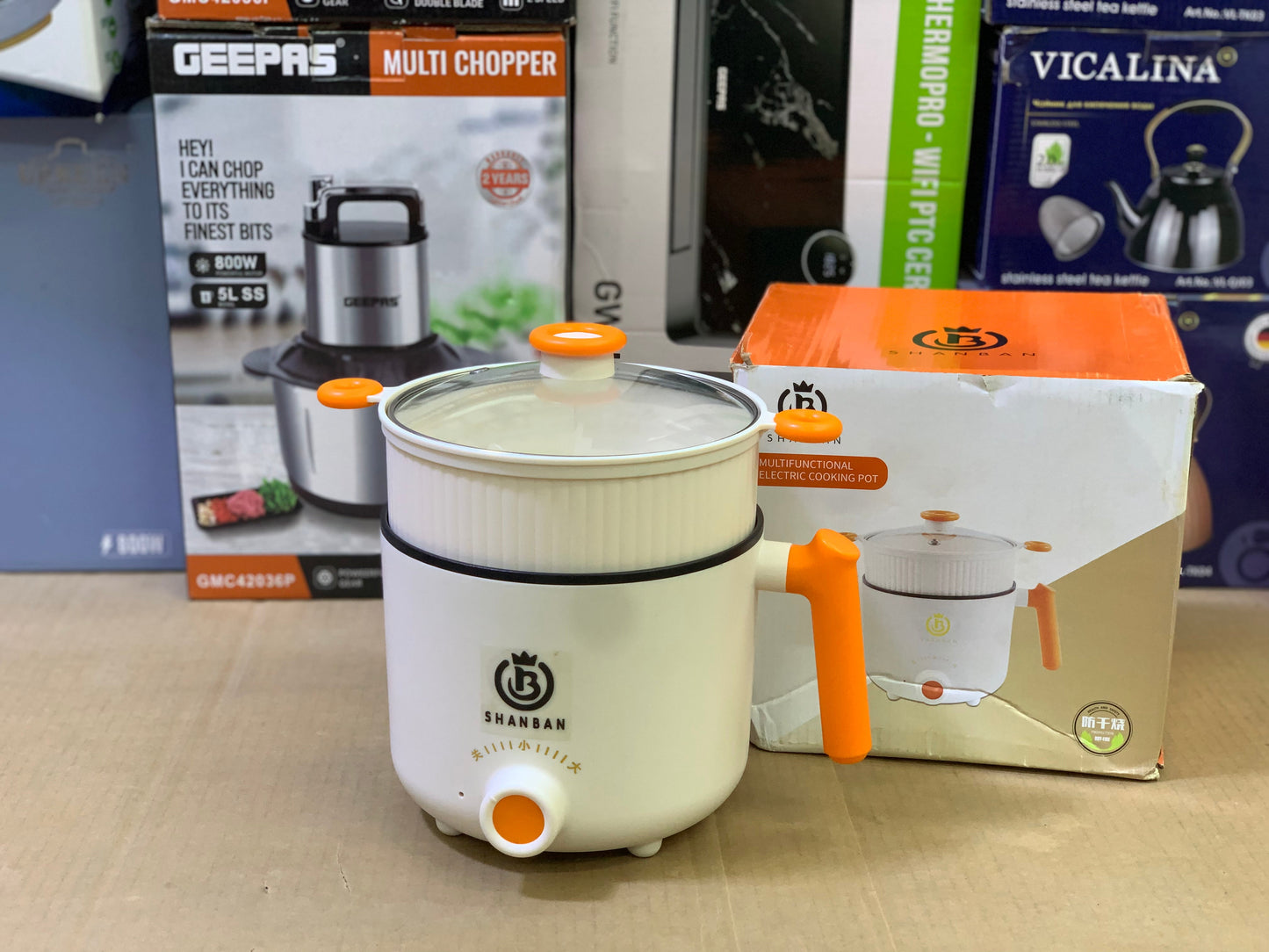Shanban Multifunctional Electric Cooking Pot | Electric Steamer
