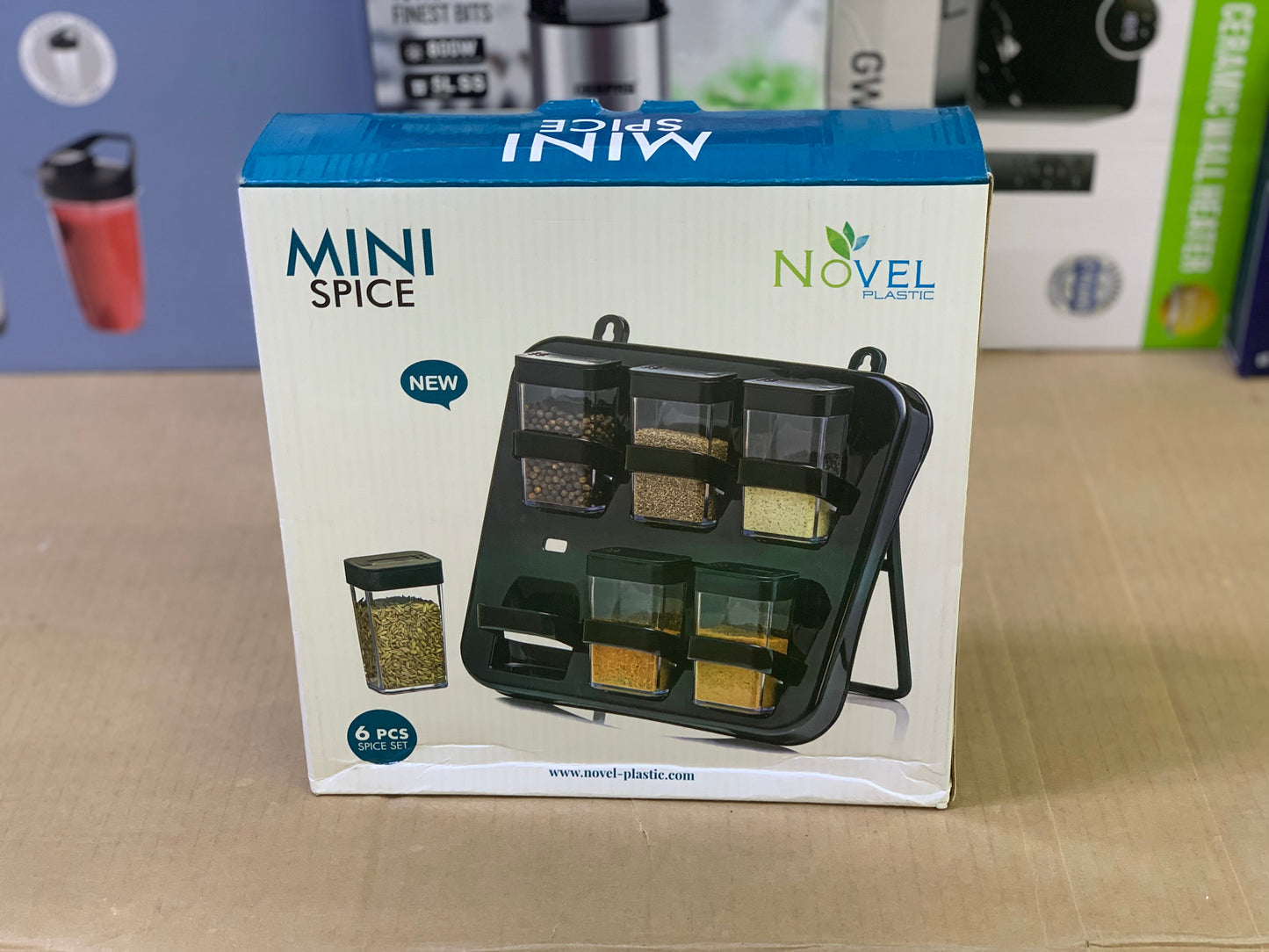 Novel Plastic Mini Spice Storage Portable For All Kind if spice