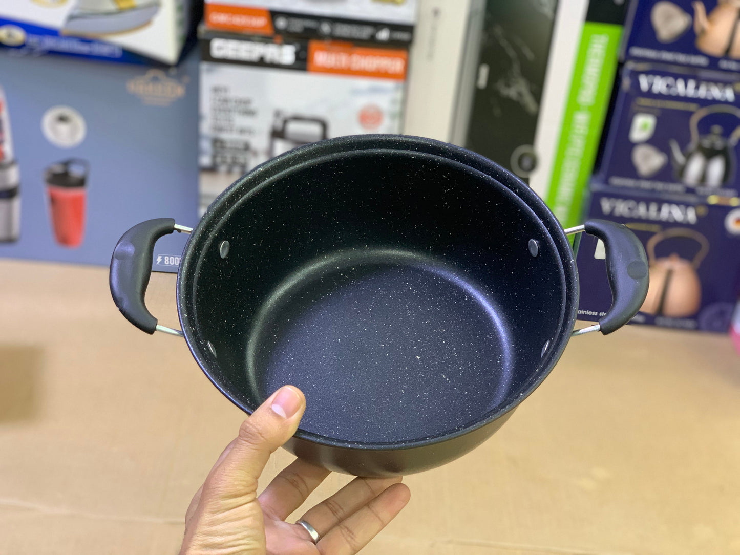 Longziwei Cookware set Nonstick granite coating