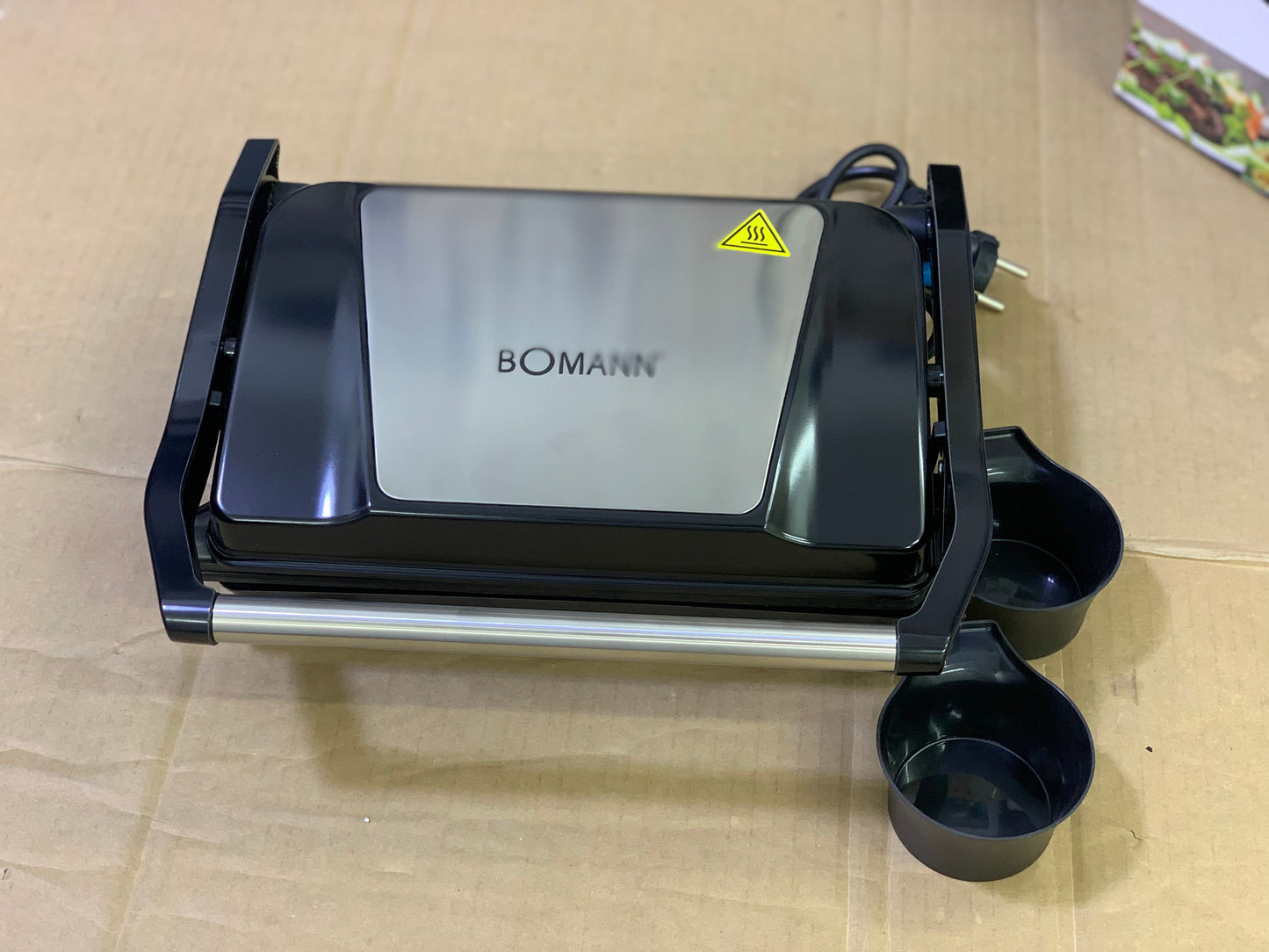 Bomann brand Grill Maker 1500 watt Pure nonstick | Model:1206