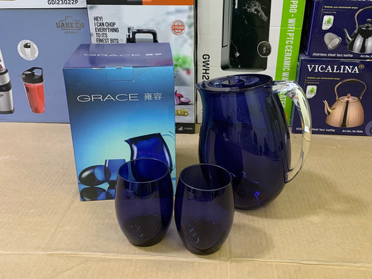 Grace brand acrylic Jug and Glasses