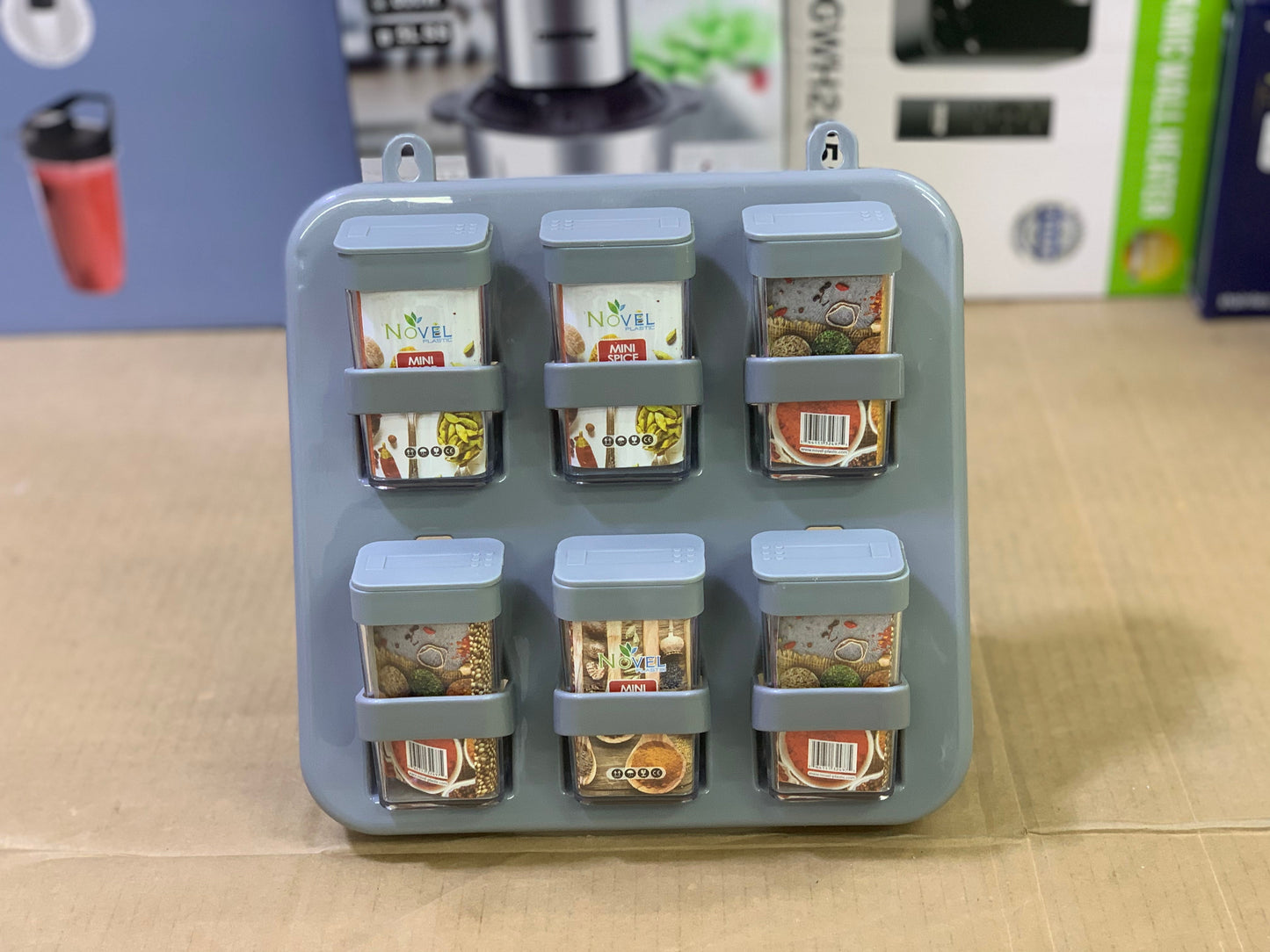 Novel Plastic Mini Spice Storage Portable For All Kind if spice