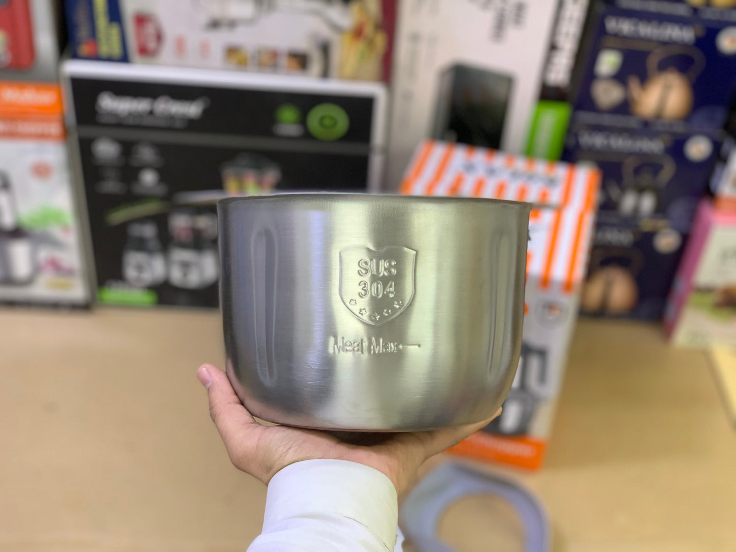 Kolax brand 5L Food chopper 1000 watt stainless steel double blades