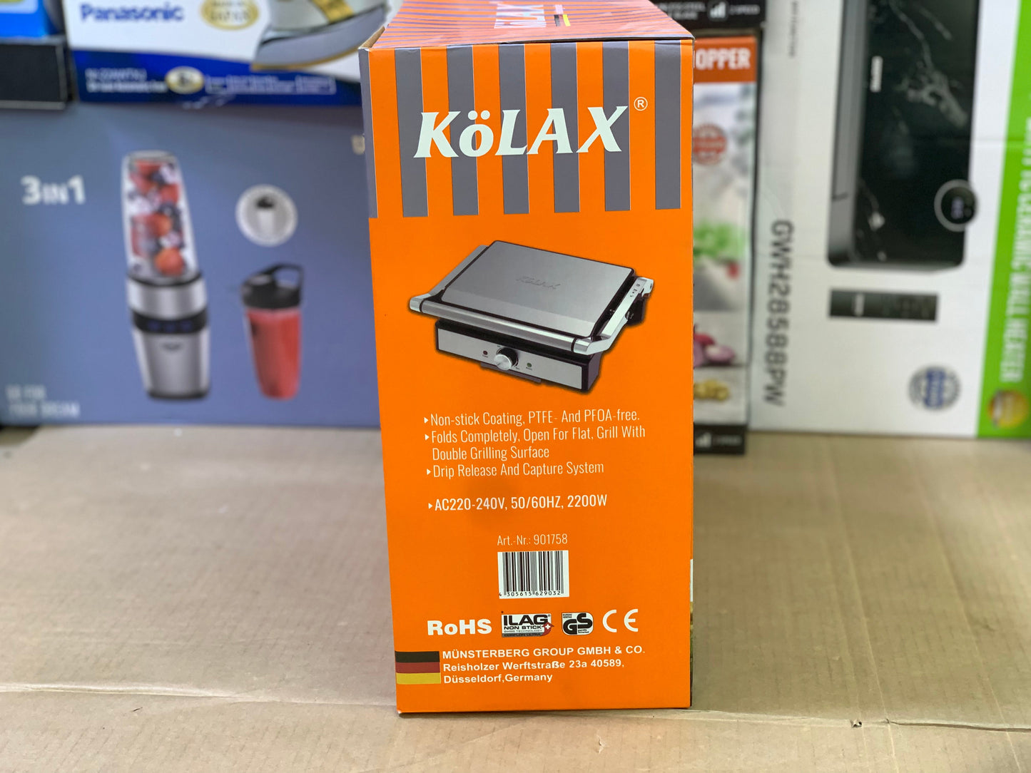 Kolax brand Electric Contact Grill  Maker | Grill Machine | Model:901758