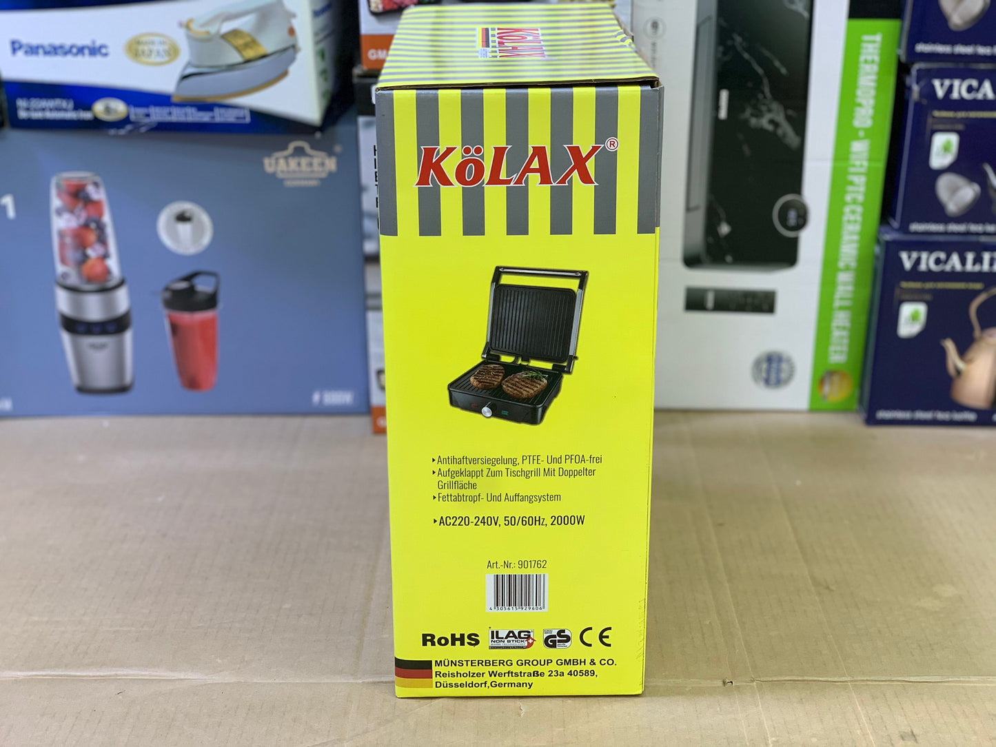 Kolax brand Grill Maker 2000W |Grill Machine / Model:901762