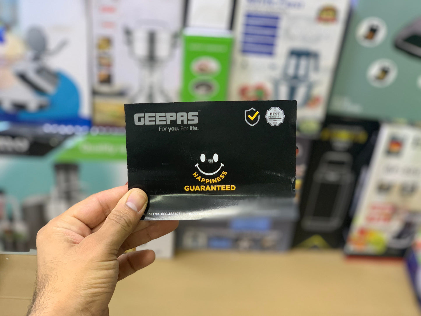 Geepas Brand LED Flashlight  Rechargeable 4Hrs Battery working time| Model :G3803N