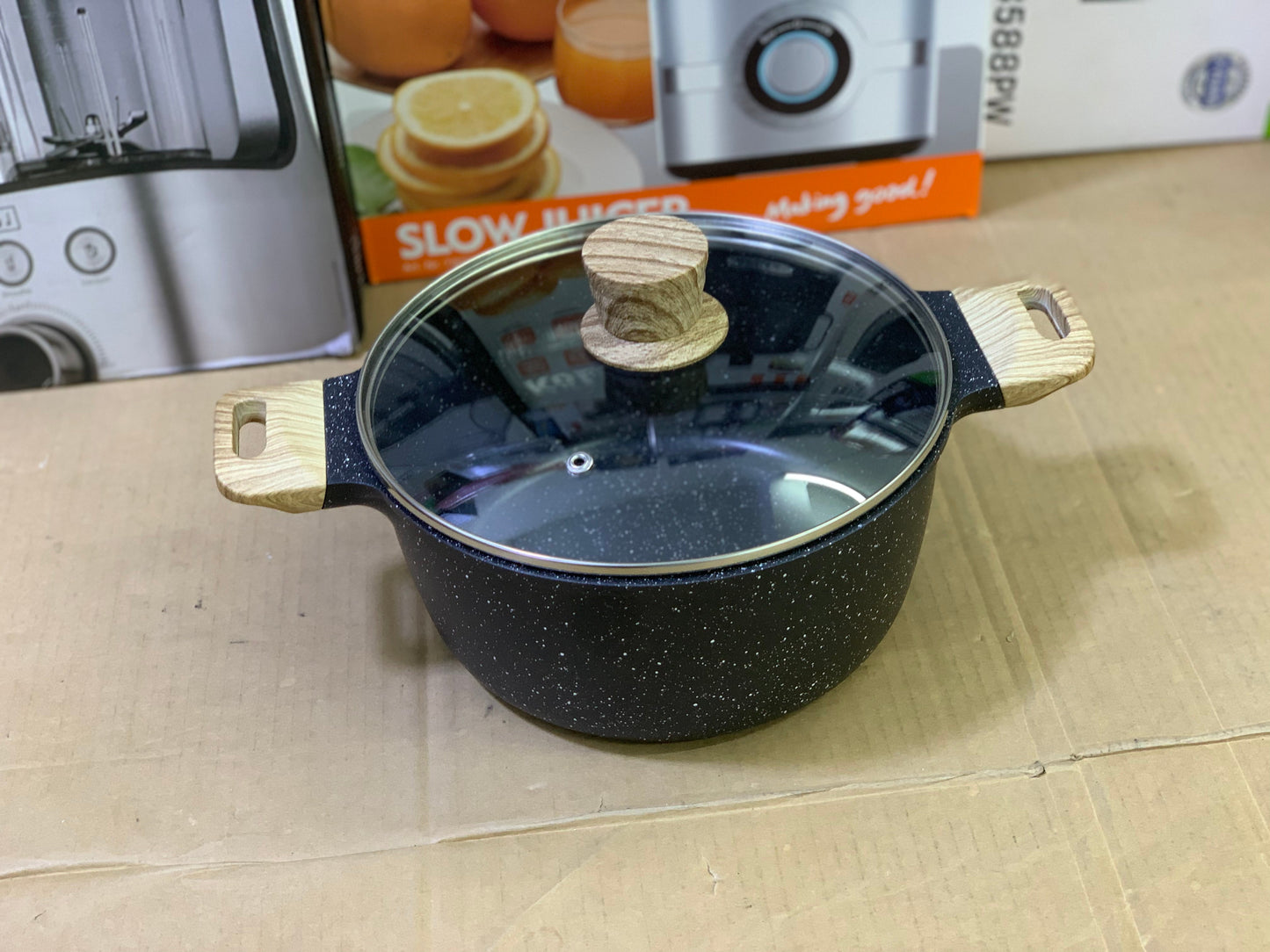 16 Pieces Granite coating Cookware set