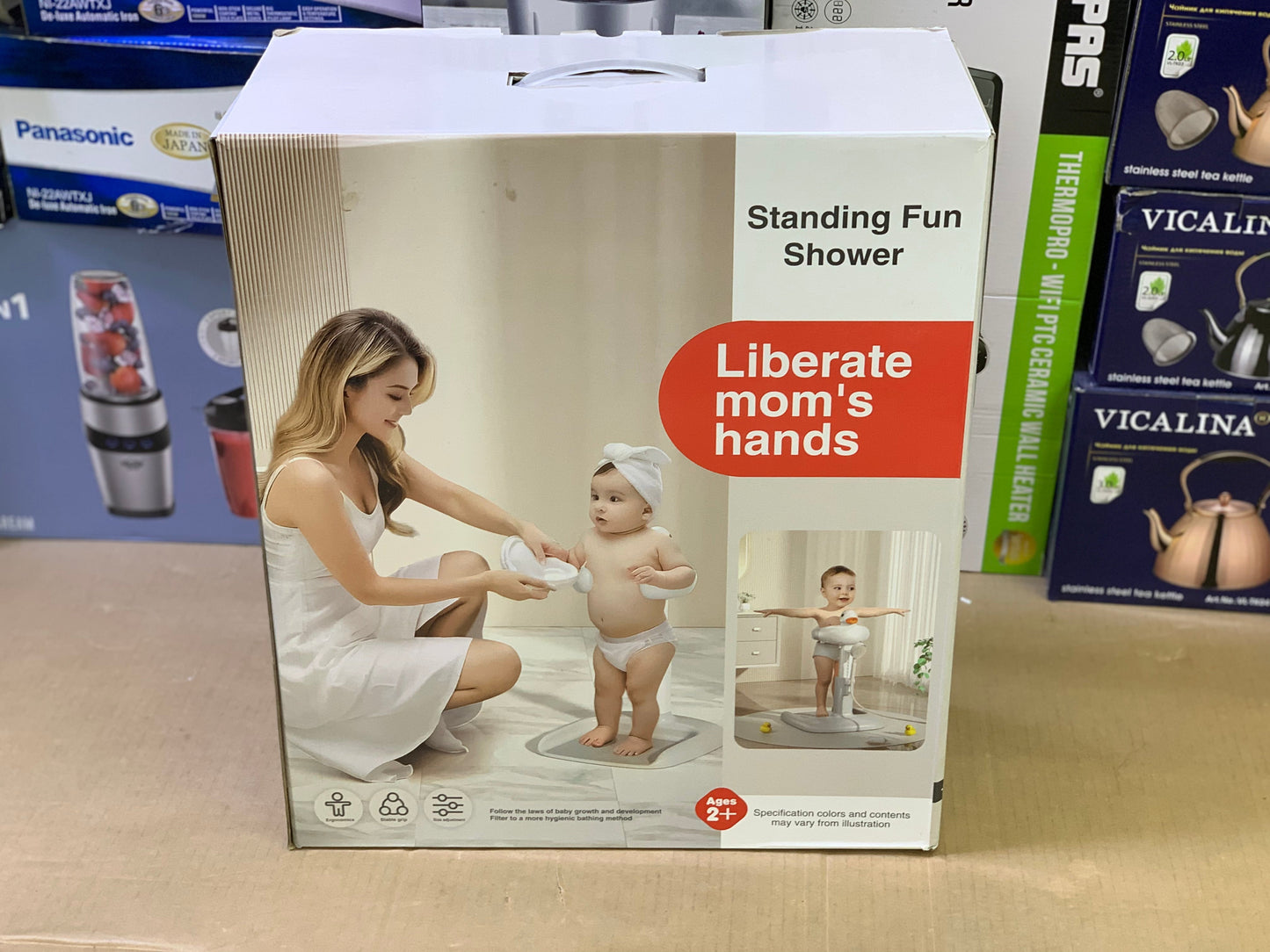 Portable Baby Standing Fun Shower