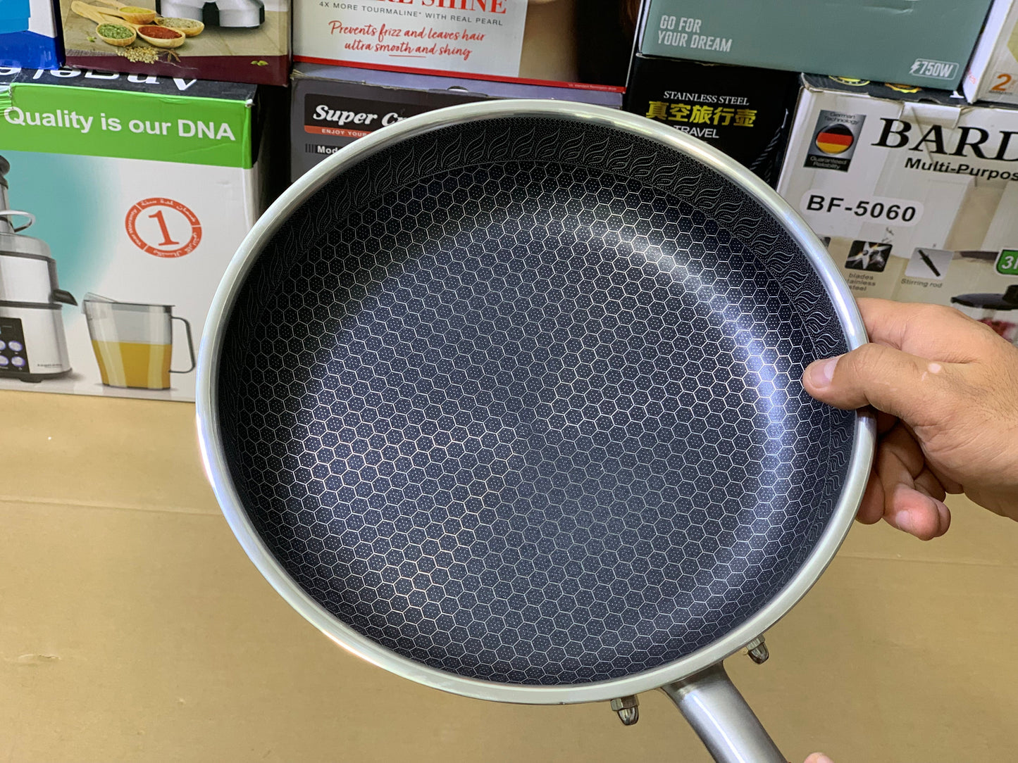 Laser Coating Honeycomb pattern without Lid