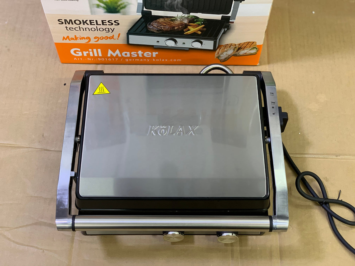 Kolax brand Grill master 2000W | Grill maker Model: 901617