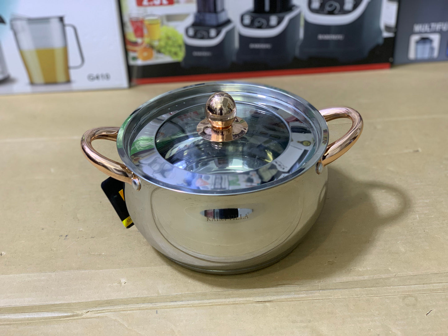 Kaisa Villa 12 Pieces Cookware set Stainless Steel