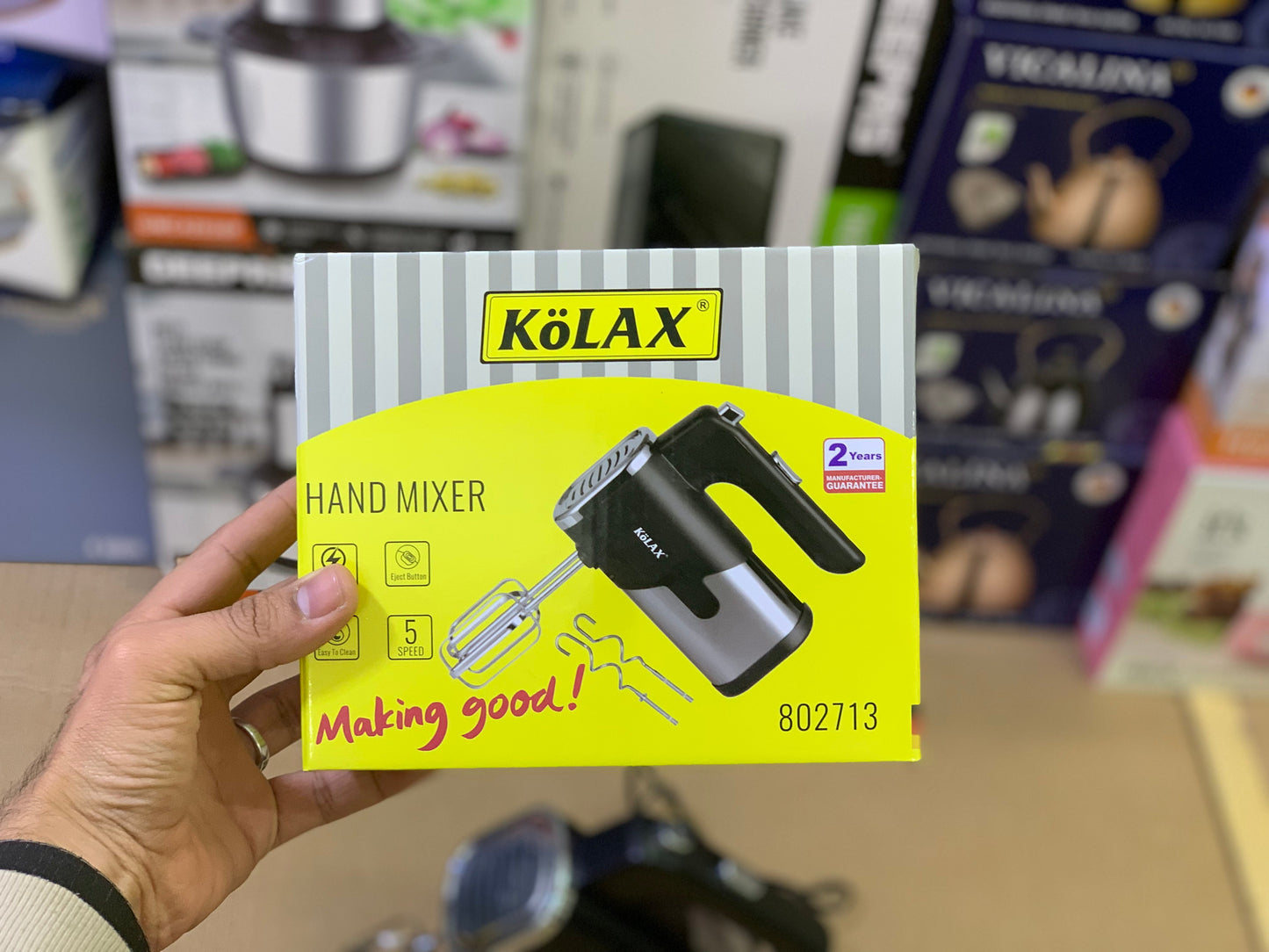 Kolax brand Hand mixer 600 watt | Mode:802713