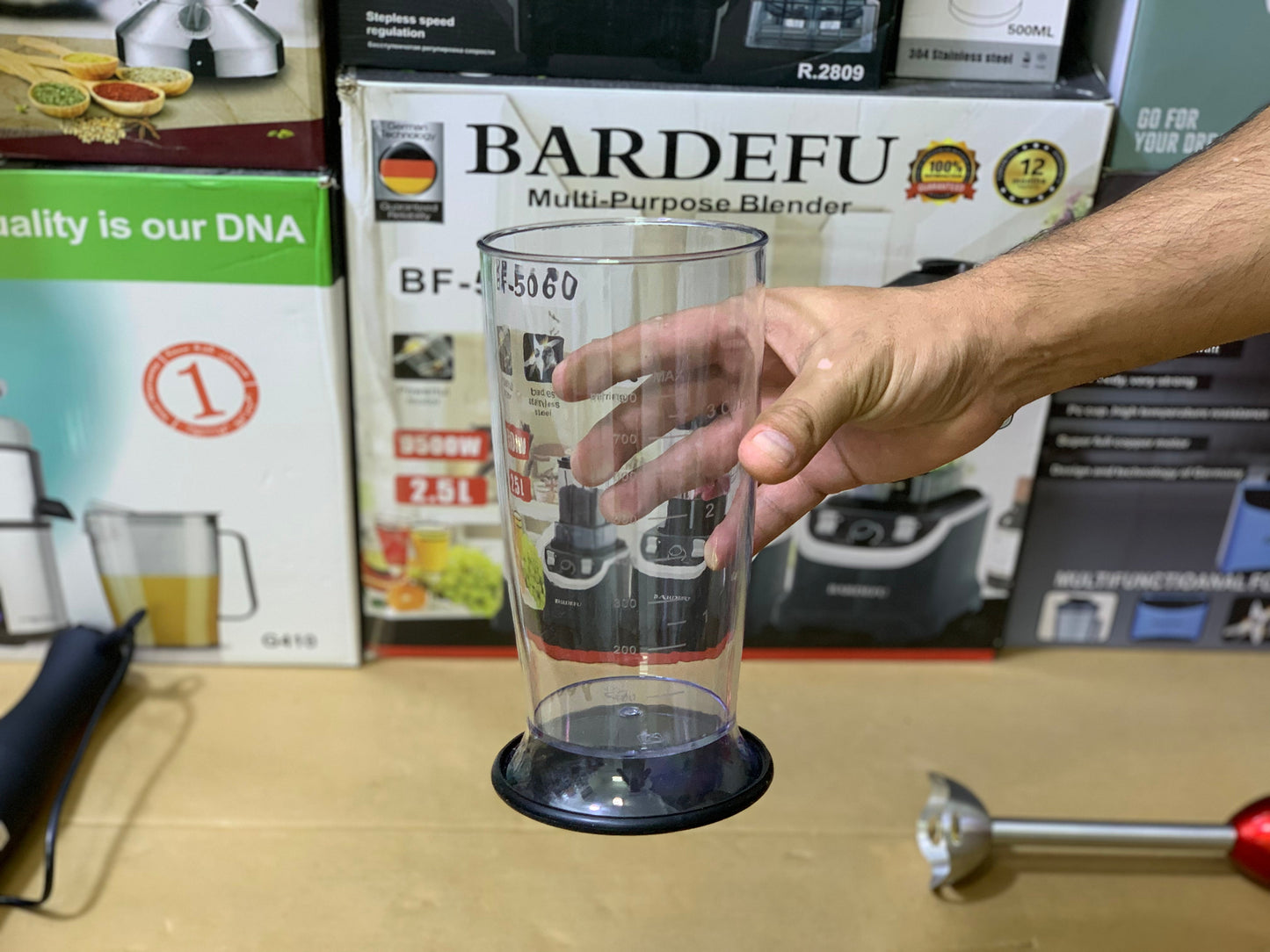 Linkchef 5in1 Hand Blender , Mixer and Chopper 500 watt and Stainless Steel