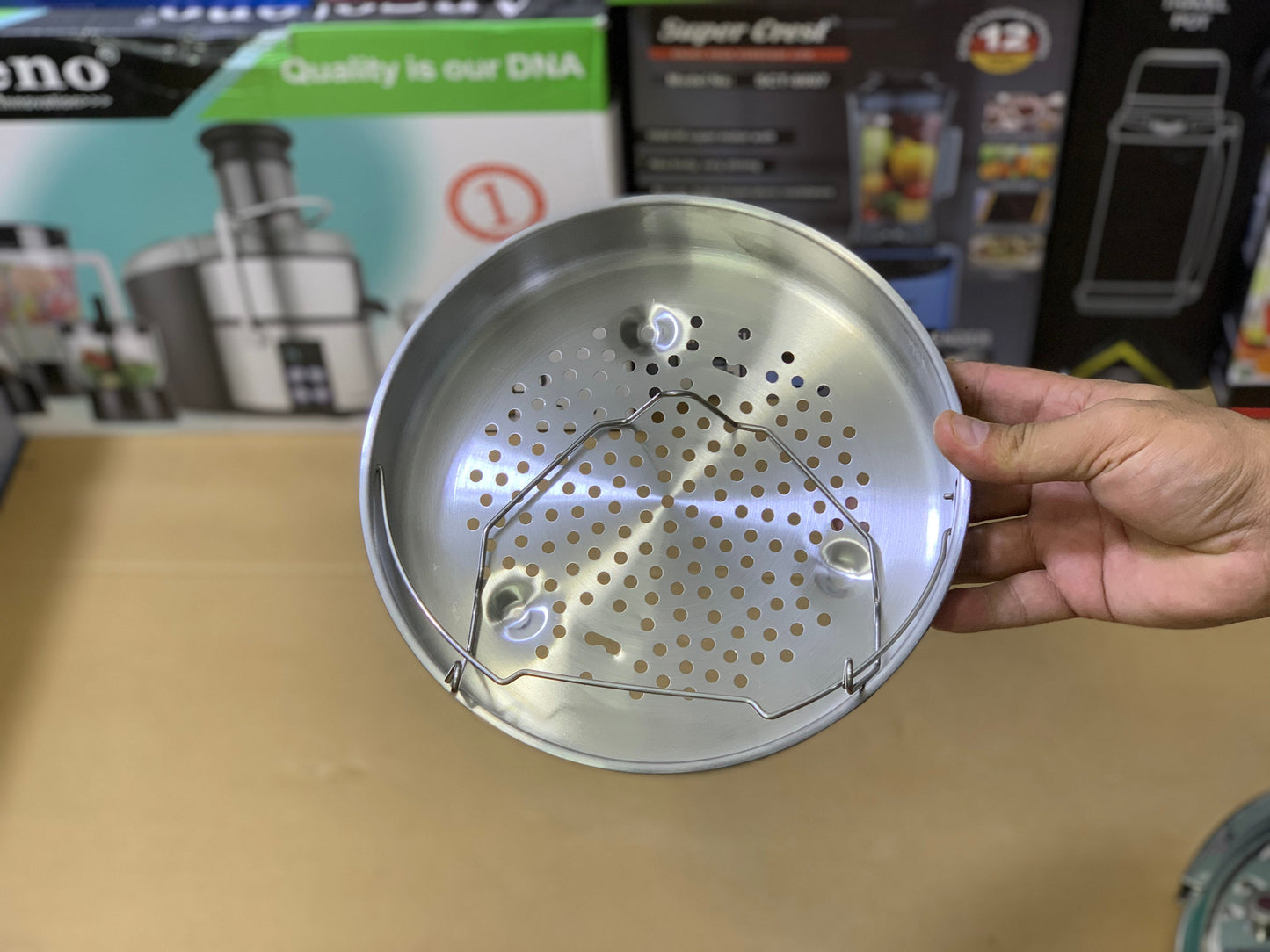 Happy Unique Pressure Cooker  Easy lock and unlock Stainless Steel