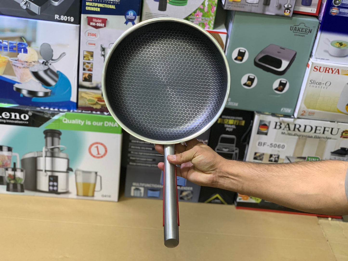 Laser Coating Honeycomb pattern without Lid