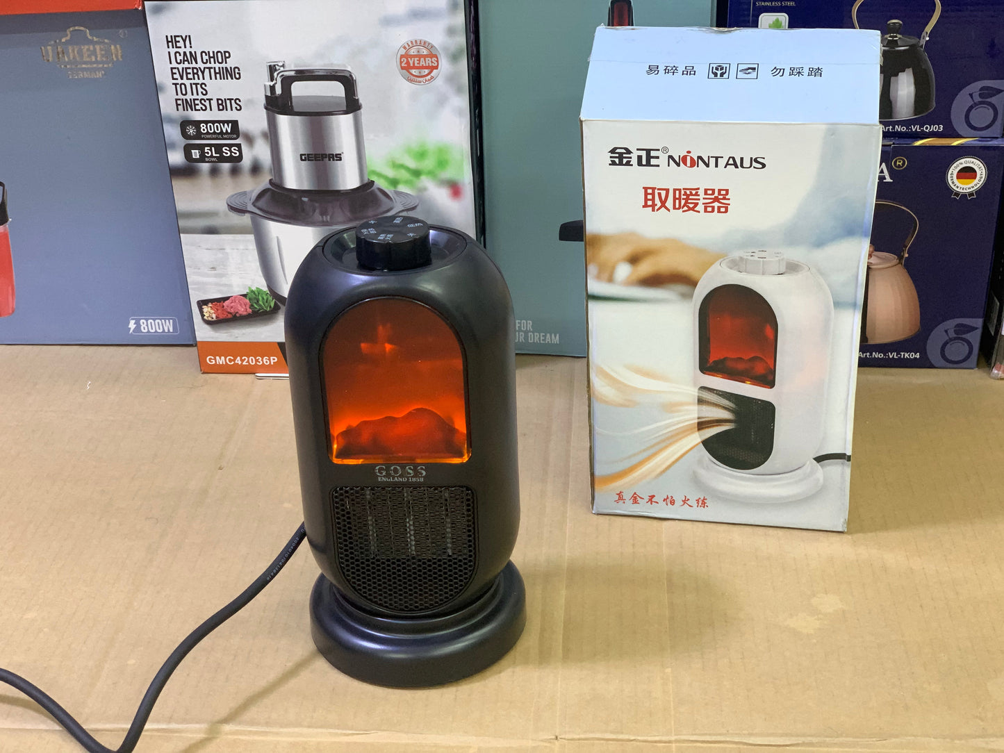 Goss 3d Flame mini electric fan heater