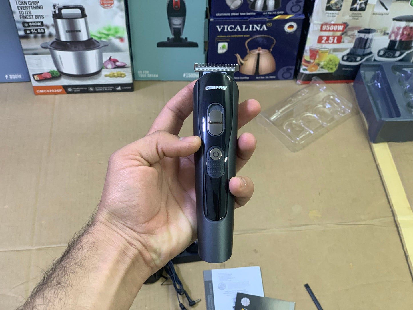 Geepas brand 11 in 1 Hair and beard clippers| Model: 8612