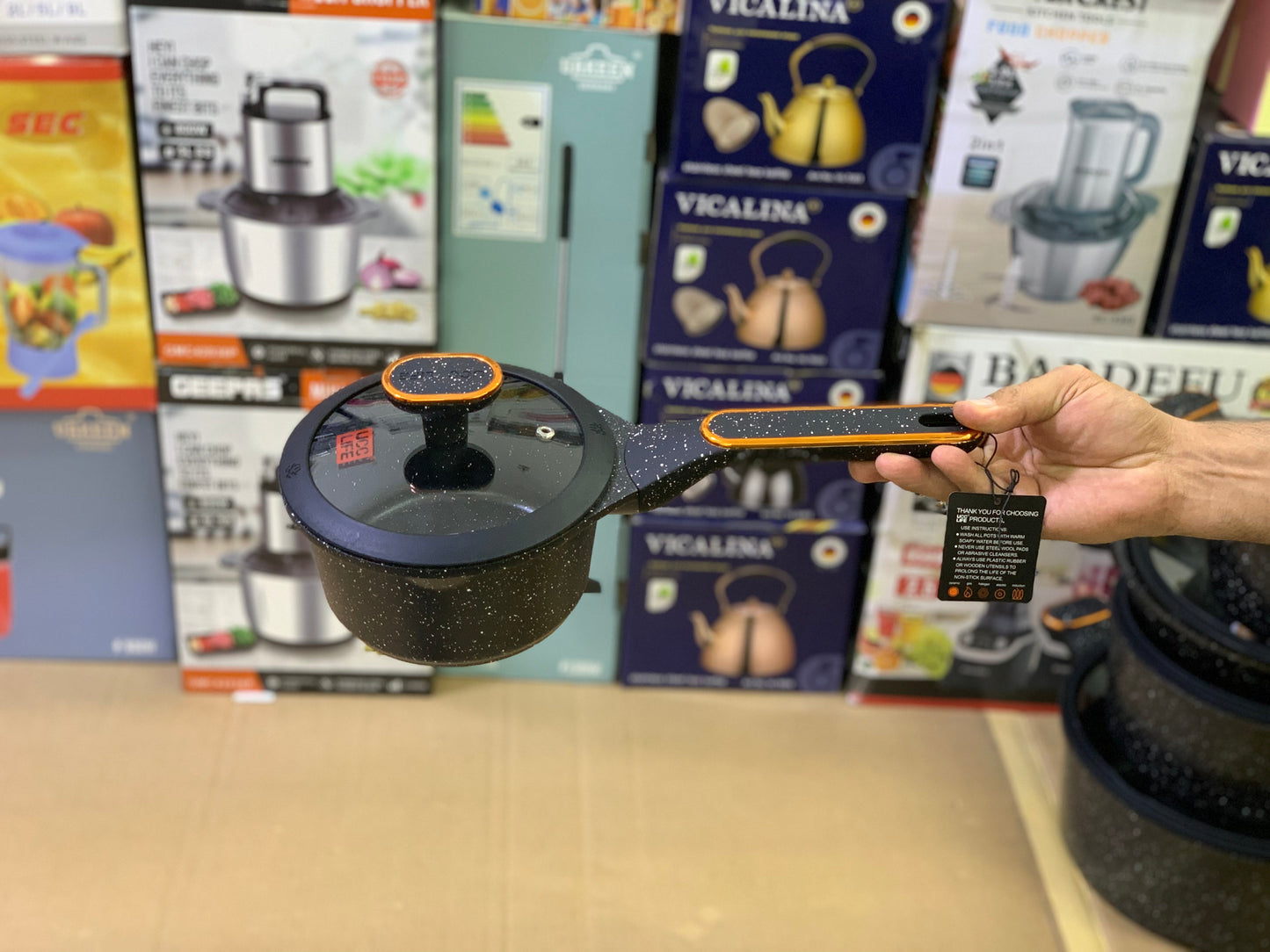 UCC LIFE 12 Pieces Granite coating Cookware set Pure Nonstick
