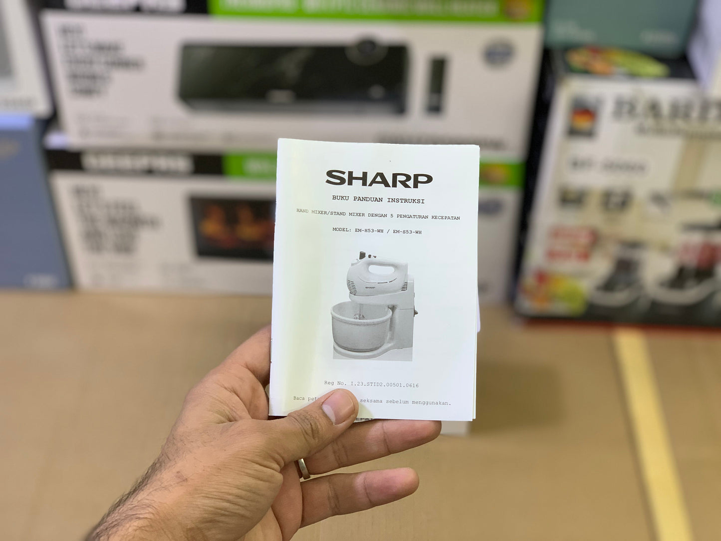 Sharp brand electric Hand Mixer and beater 5 Level speed high quality