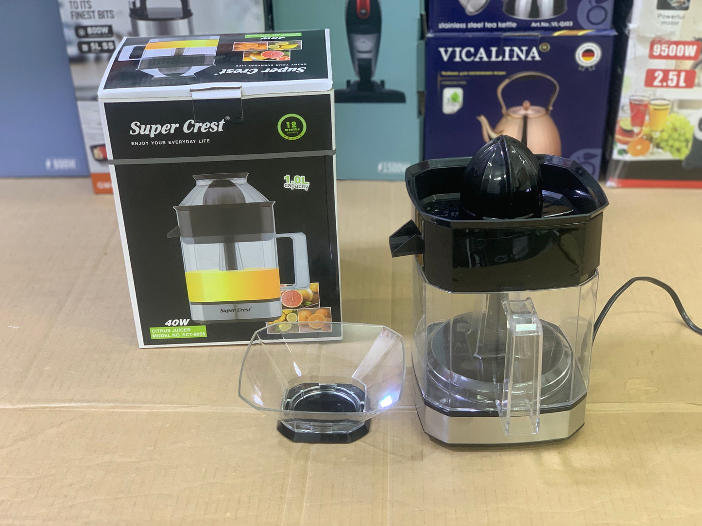 Super crest brand Citrus juicer model 8058