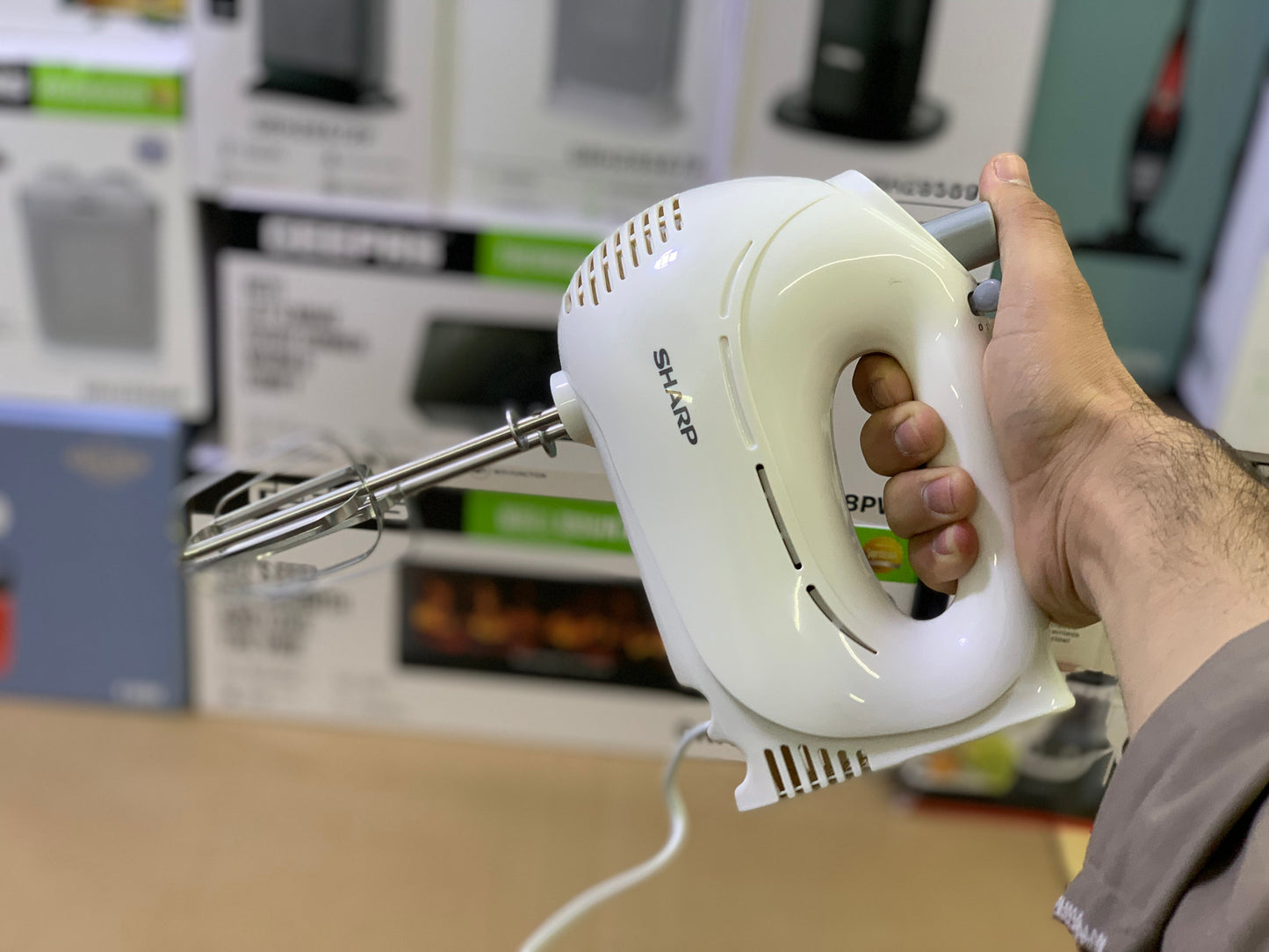 Sharp brand electric Hand Mixer and beater 5 Level speed high quality