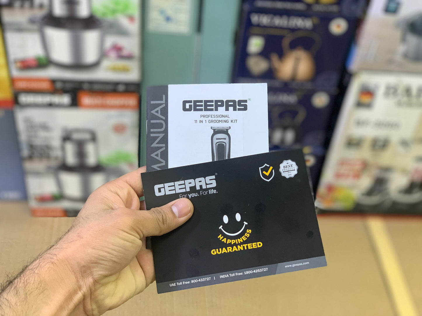 Geepas brand 11 in 1 Hair and beard clippers| Model :8300