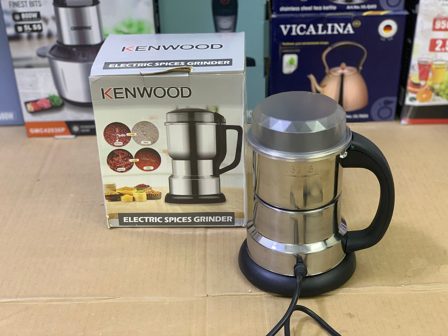 Kenwood Electric Spice grinder and stainless steel blade