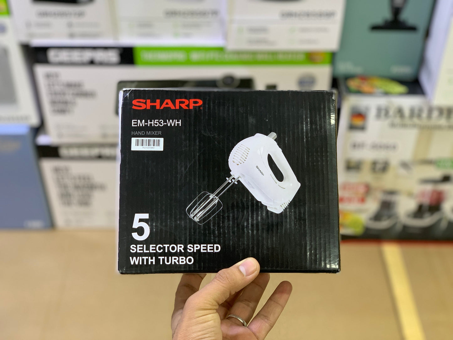 Sharp brand electric Hand Mixer and beater 5 Level speed high quality