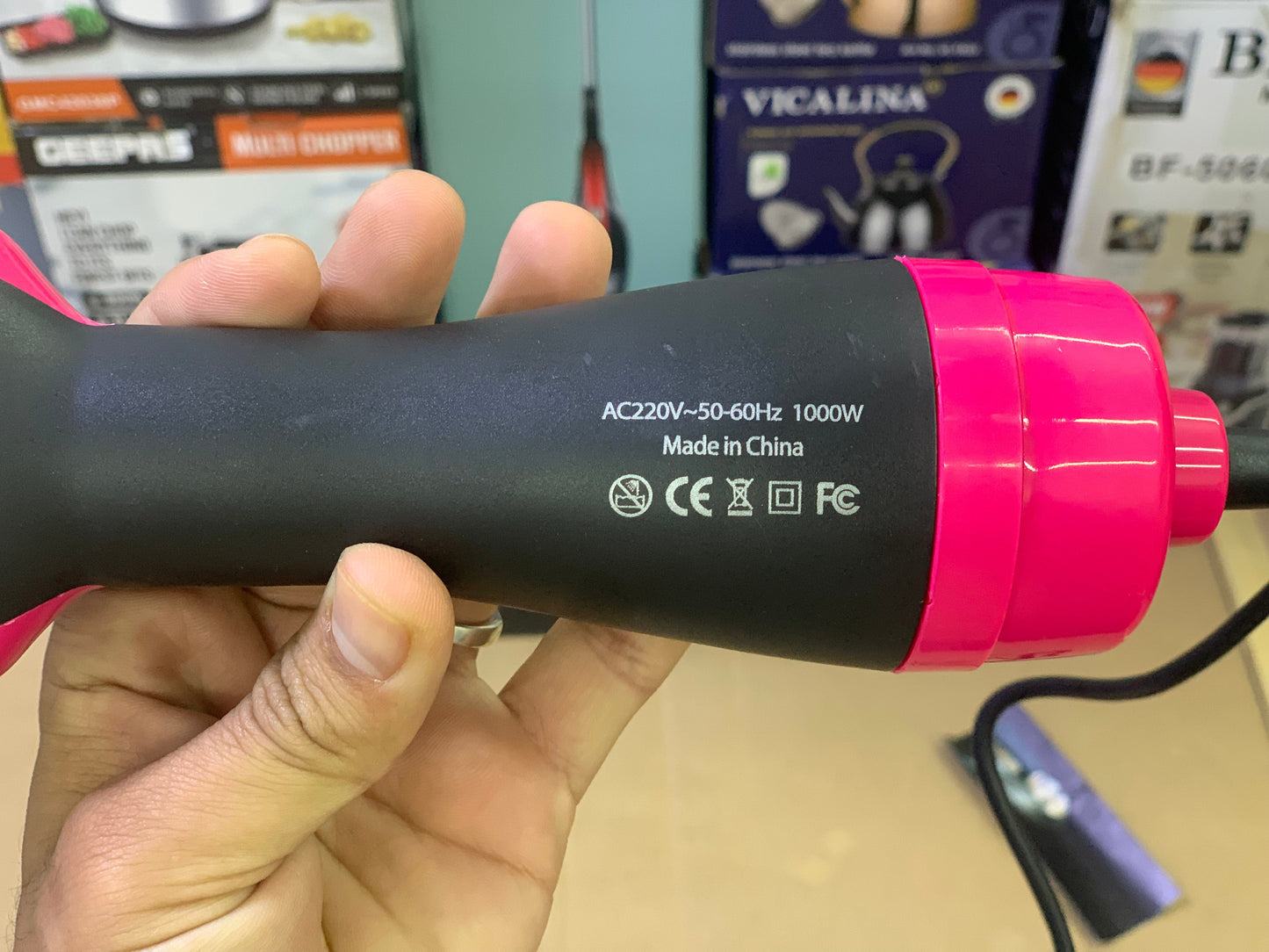 One step hair dryer and styler