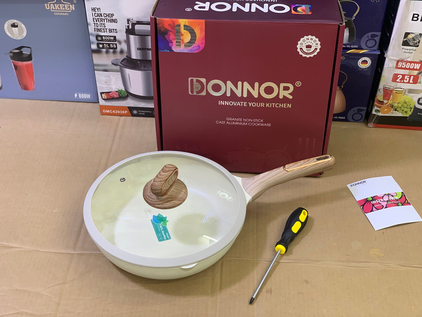Donnor Brand 28cm Granite coating Frypan Pure Nonstick with