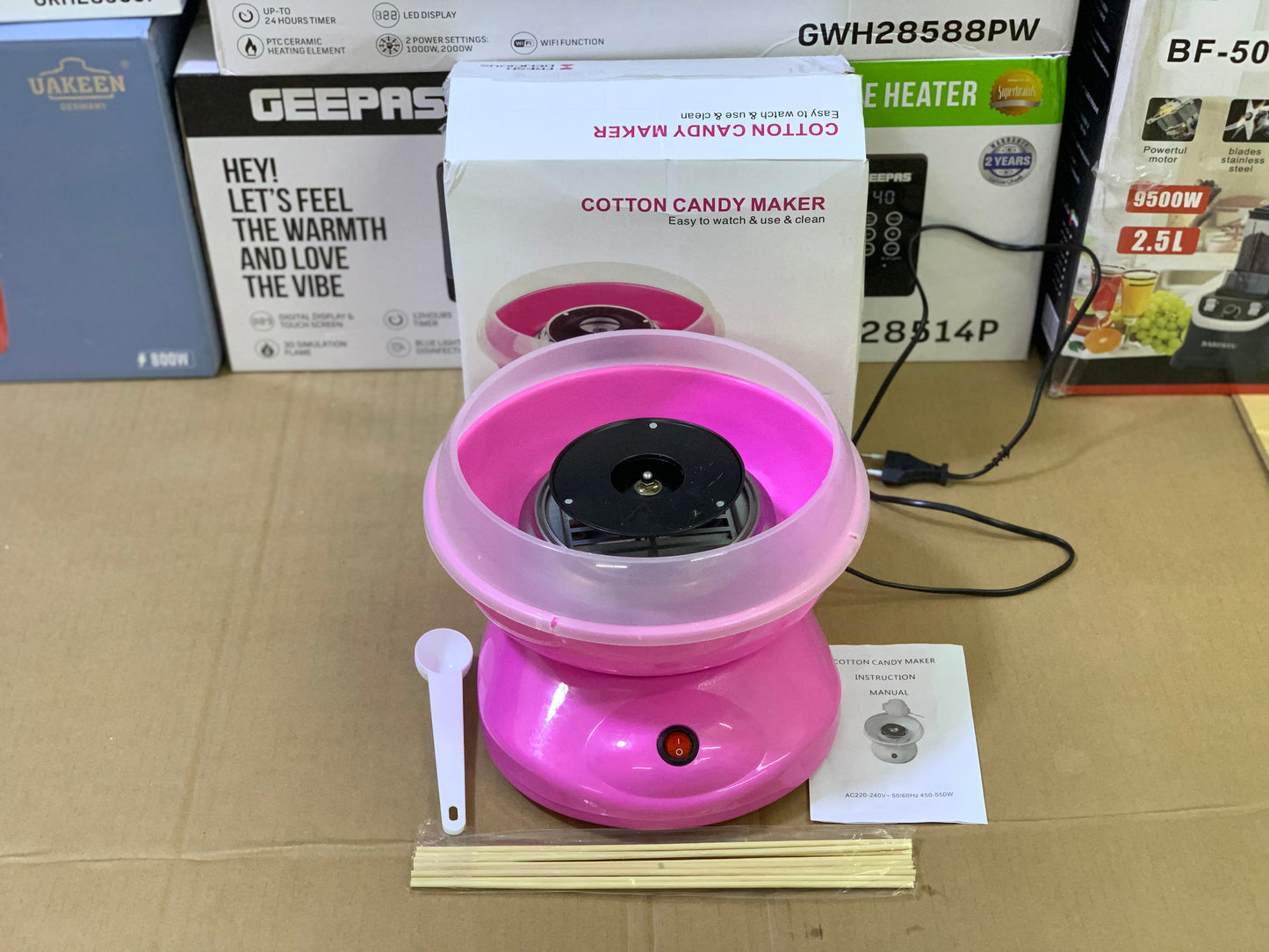 Cotton candy maker 480 watt and high quality| Candy mar machine